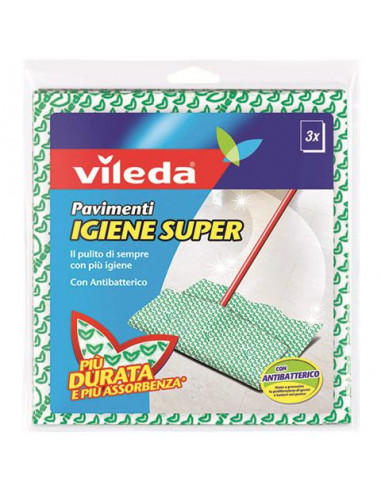 PANNI VILEDA PAVIMENTI VERDE PZ 3