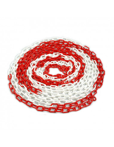 CATENA BIANCA E ROSSA PLASTICA