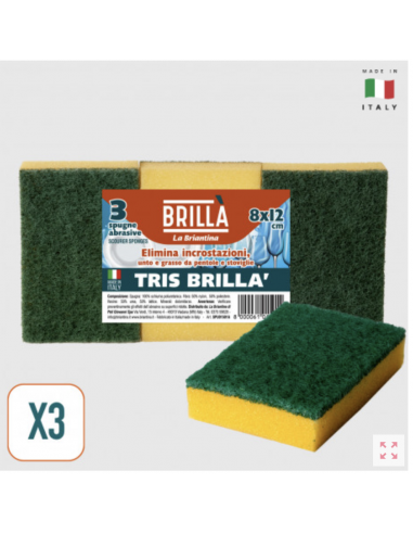 SPUGNA CON FIBRA VERDE PICCOLA