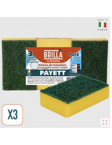 SPUGNA CON FIBRA VERDE GRANDE