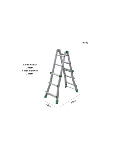 SCALA ALLUMINIO EUROBRIKO FCAL BK1...