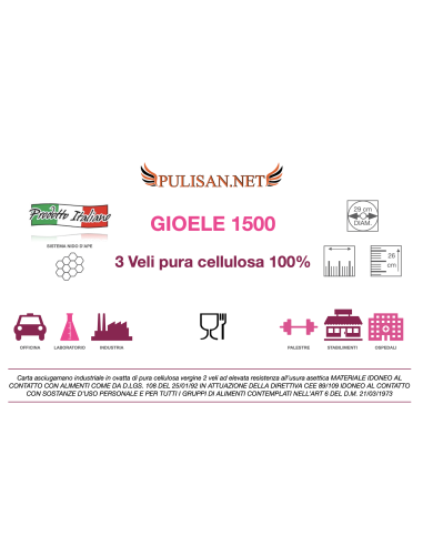 BOBINA CARTA GIOELE 800+800 FOGLI
