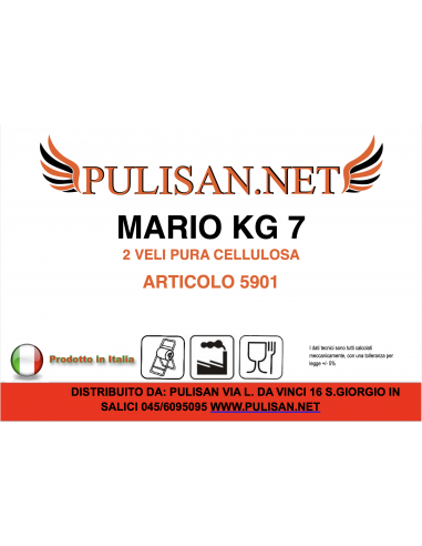 CARTA BOBINA KG 7 PURA OVATTA