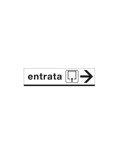 CARTELLO ENTRATA FRECCIA DX