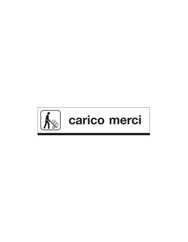 CARTELLO CARICO MERCI