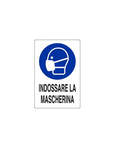 CARTELLO OBBLIGO DI INDOSSARE LA...