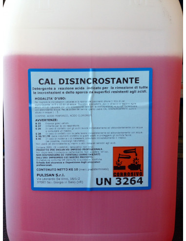 CAL DISINCROSTANTE ACIDO LT 10