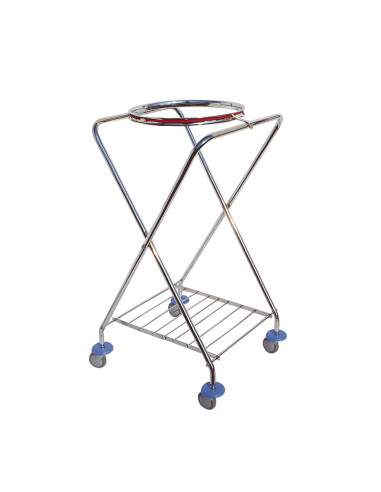 CARRELLO A X CROMATO SENZA COPERCHIO