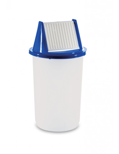 BIDONE ONDINA CON COPERCHIO BLU