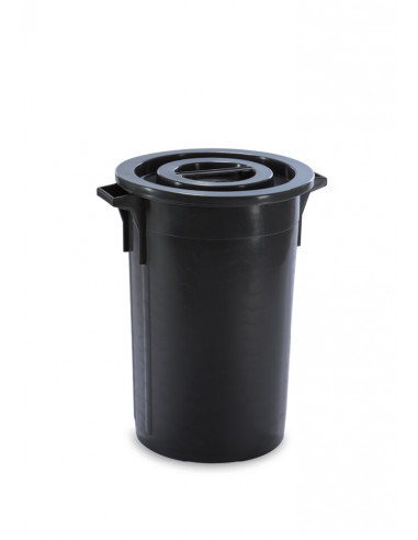 BIDONE CORALLO CON COPERCHIO