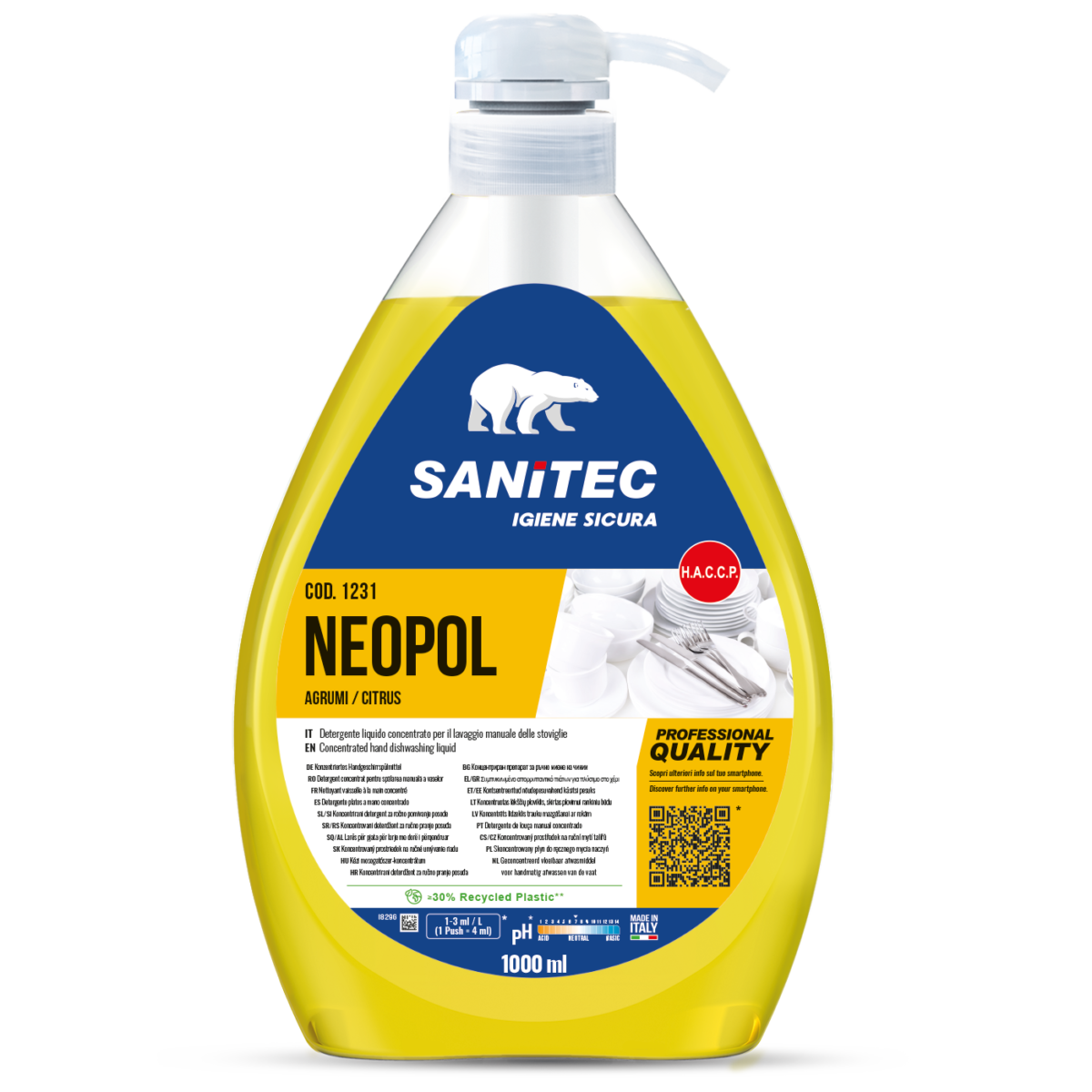 NEOPOL PIATTI AGRUMI LT.1 1231 SANITEC