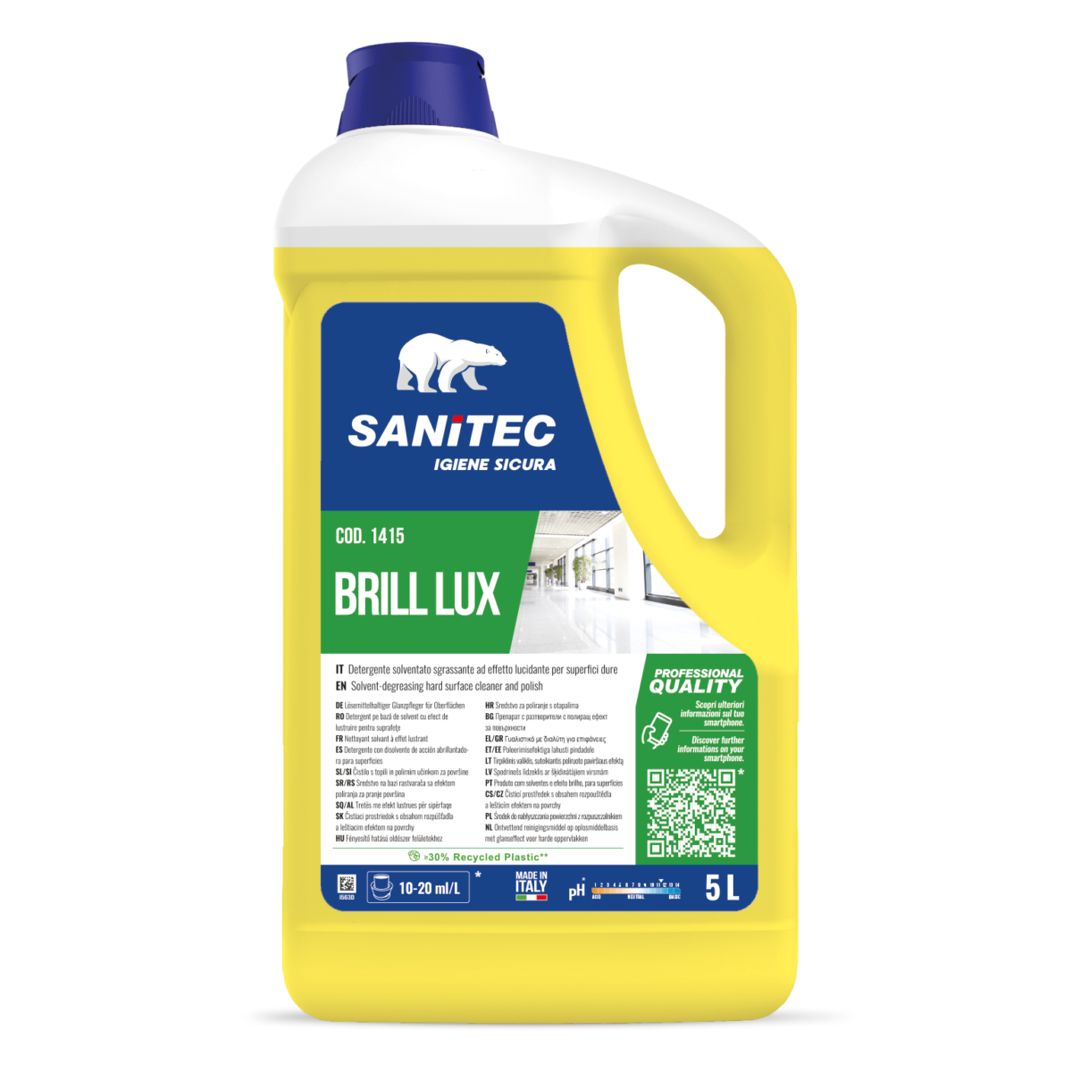 DET.lt. 5 BRILL LUX SUPER CON BRILLANTANTE SANITEC 1415