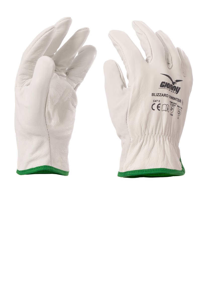 GUANTI PELLE FIORE BIANCO INVERNALE 50/55 WINTER