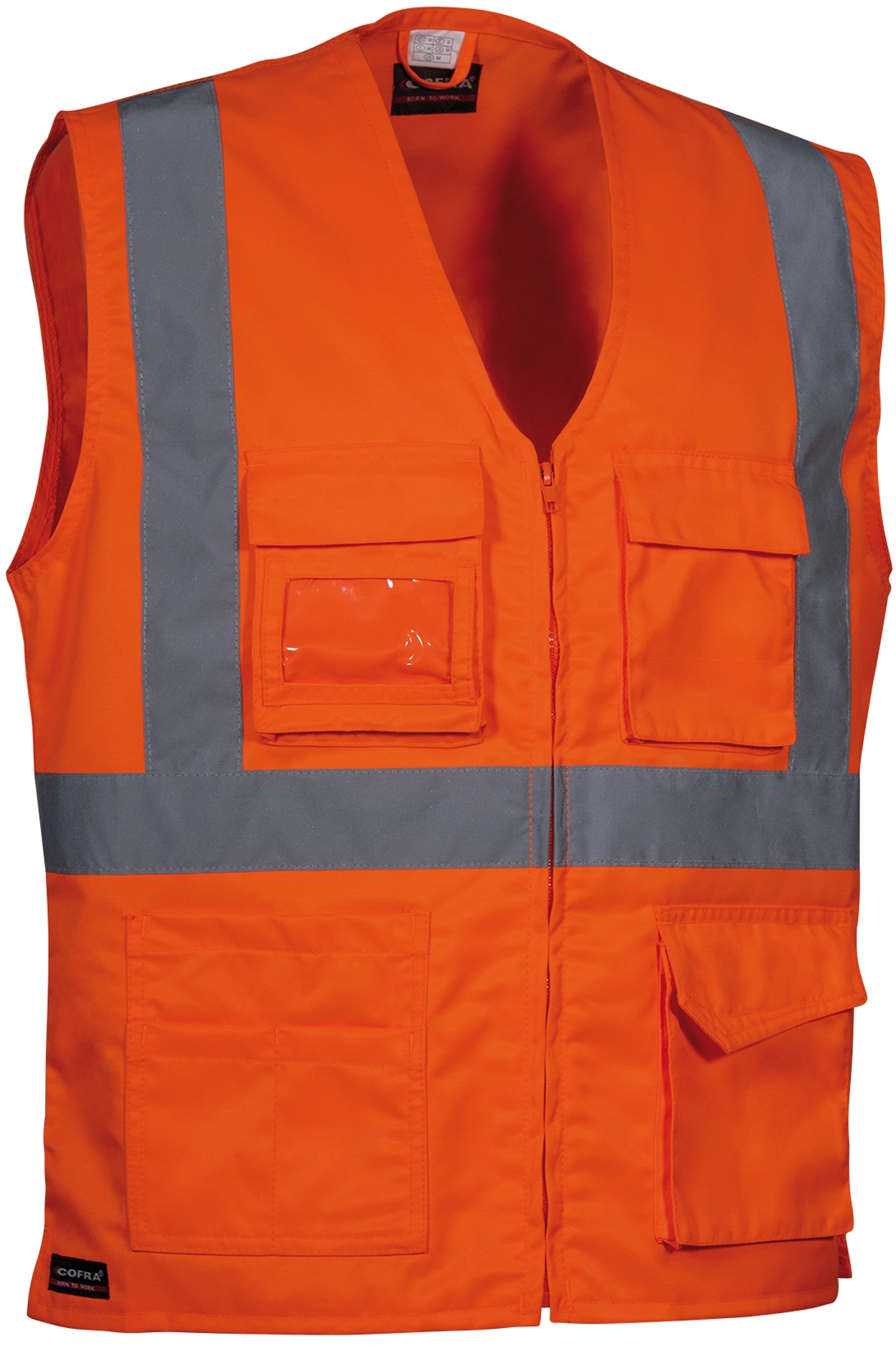 GILET A.V. SEKI COFRA MULTITASCHE POLIESTERE COTONE - immagine 2
