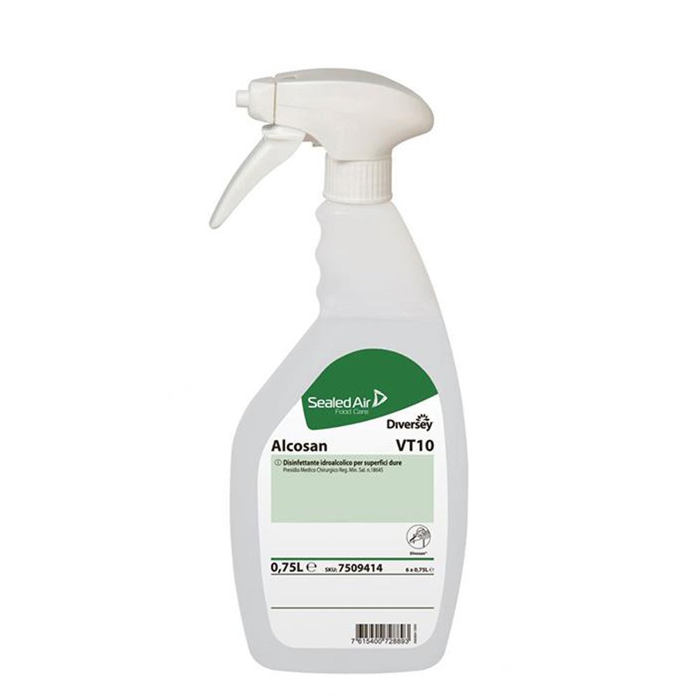 DIVERSEY DISINFETTANTE IDROALCOLICO CON ALCOOL ISOPROPILICO ALCOSAN ML 750 P.M.C.
