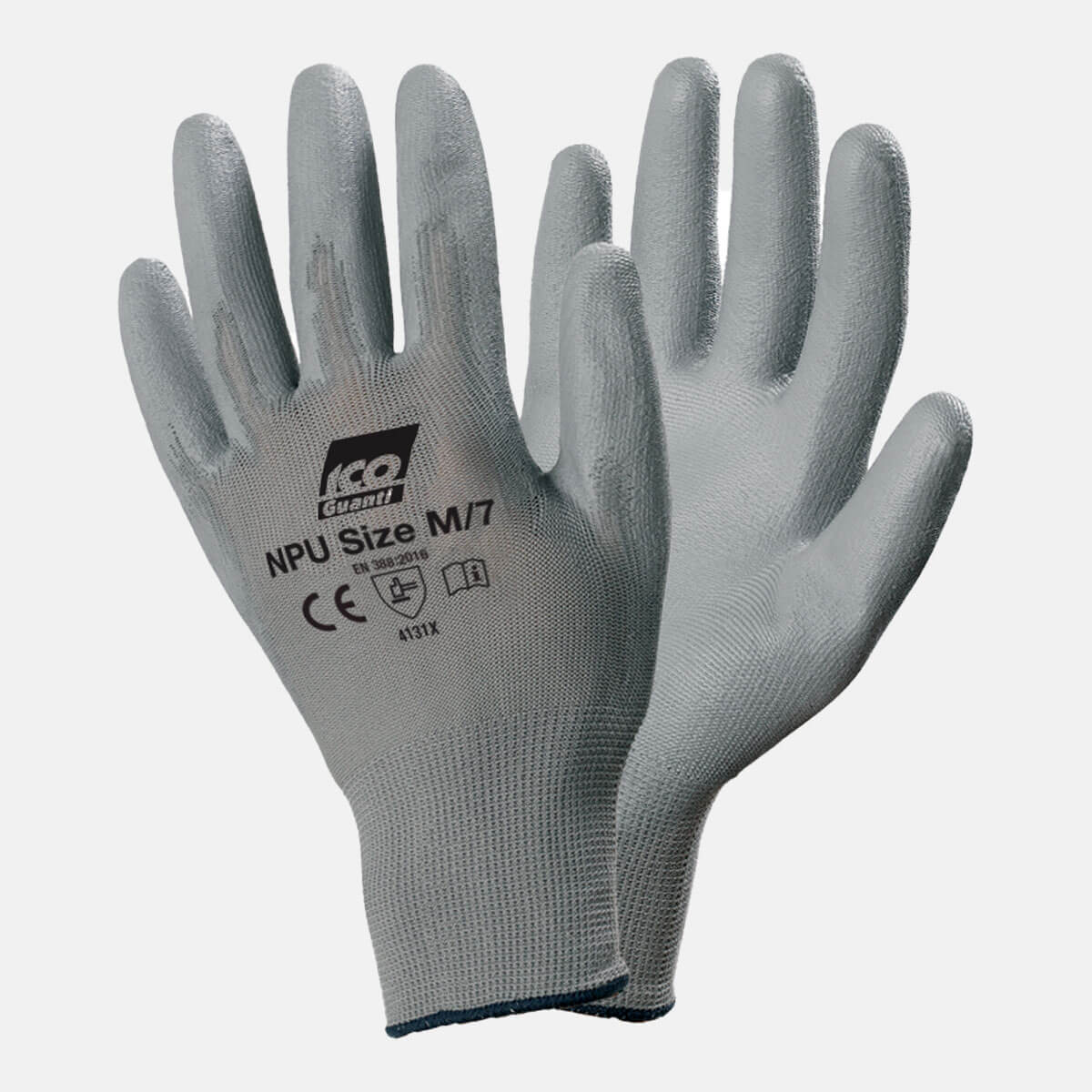 GUANTI POLIURETANO NYLON GRIGI NPU PALMPRO 102 GR009