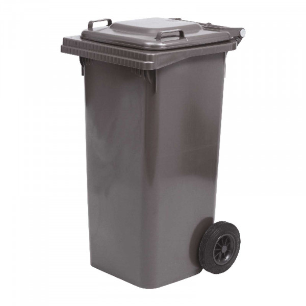 BIDONE CARRELLATO lt.120 CON RUOTE e COPERCHIO - immagine 4