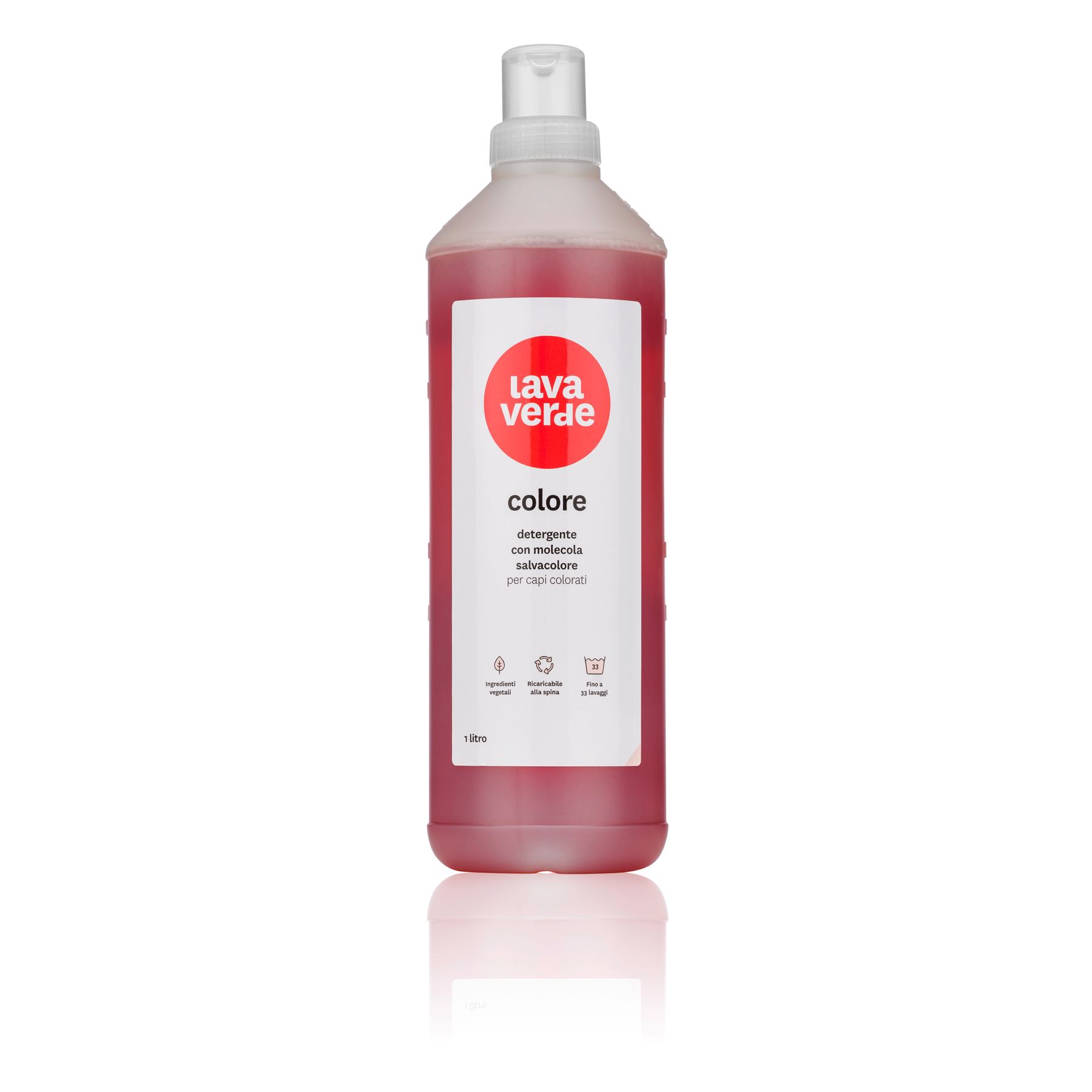 LAVAVERDE DETERSIVO COLORE LT.1