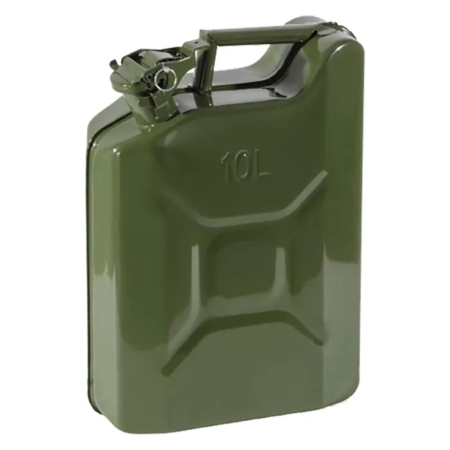 TANICA CARBURANTE METALLO VERNICIATA MILITARE