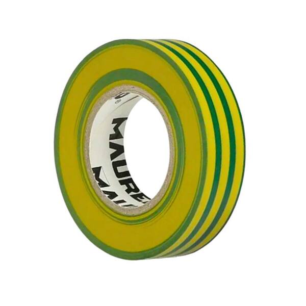 NASTRO ISOLANTE mm.15x0,13 10 mt. GIALLO VERDE