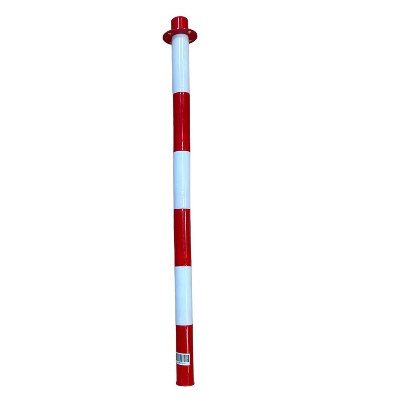 COLONNINA/PALETTO BICOLORE PVC H 90 BIANCO/ROSSO.