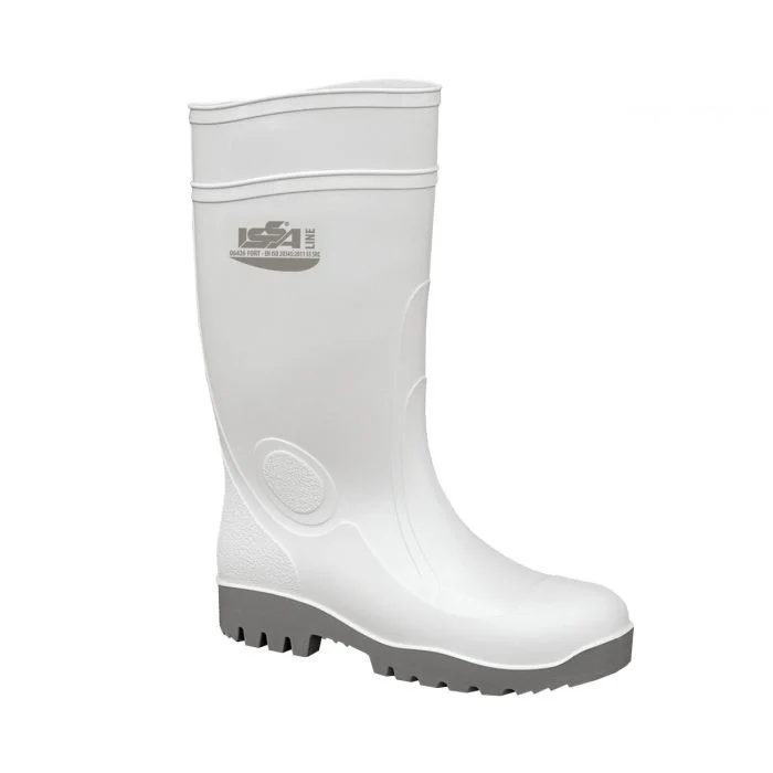 STIVALI PVC GINOCCHIO CON PUNALE BIANCO BASIC S4 06426